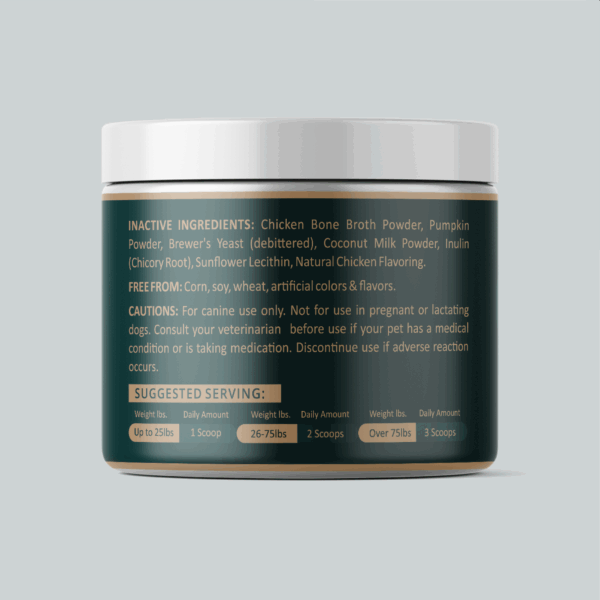 Yeast Relief Powder for Dogs – Gut & Skin Support with Probiotics & Herbal Extracts - Image 3